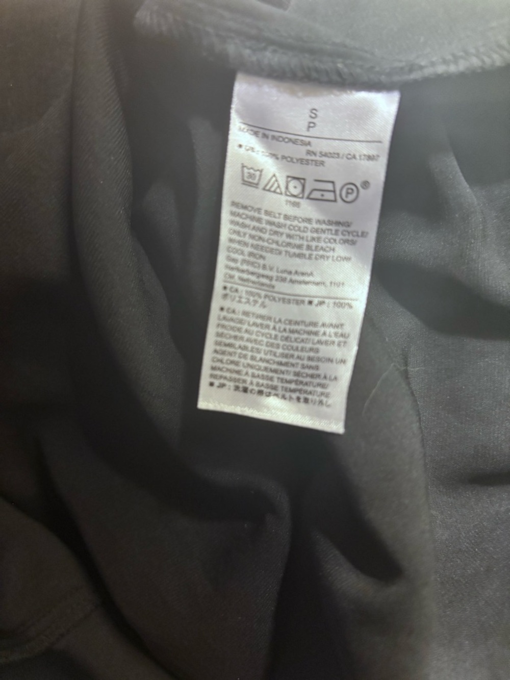 Banana Republic Black Long-Sleeve Wrap Dress - Picture 7 of 7